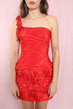 ❤️ 00s Ruched Rosette Dress