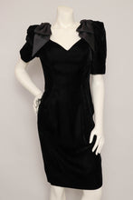 80s Bow Tie Sleeve Dress