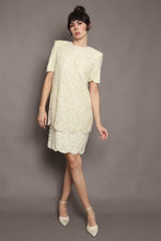 80s Pearl Beaded Dress