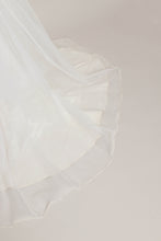 60s Chiffon Dress Set With Train