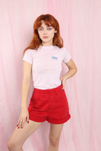 ❤️ 90s Red Denim Shorts