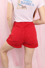 ❤️ 90s Red Denim Shorts
