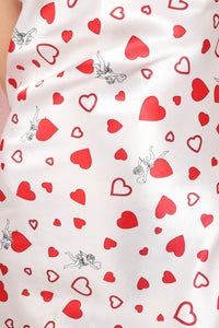 ❤️ 90s Cupid Heart Slip Dress