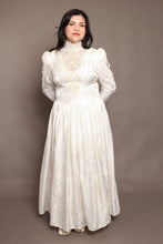 80s Edwardian Wedding Dress