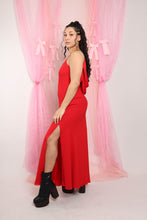 ❤️ 90s Draped Open Back Dress