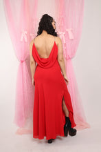 ❤️ 90s Draped Open Back Dress