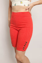 80s Red Bermuda Shorts