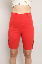 80s Red Bermuda Shorts