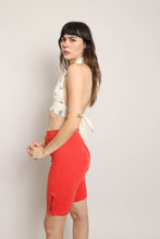 80s Red Bermuda Shorts