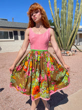 60s Floral Cotton Dress