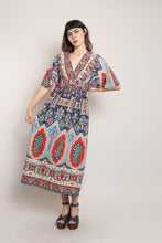 70s Paisley Cotton Dress