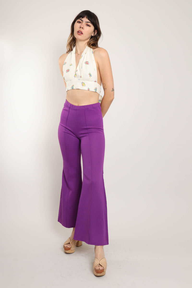 70s Purple Bell Bottoms – Luxie Vintage