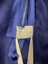 50s Blue Satin Gown