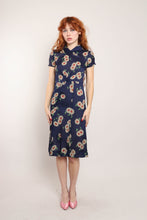 40s Sheer Floral Dress