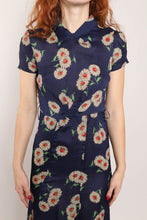40s Sheer Floral Dress