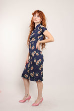 40s Sheer Floral Dress