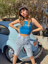 80s Studded Jean Shorts
