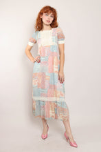 70s Marbled Prairie Dress