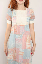70s Marbled Prairie Dress