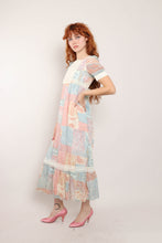 70s Marbled Prairie Dress