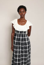 70s Eyelet Lace Collar Dress