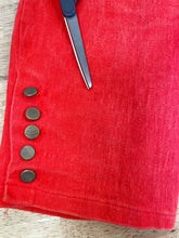 80s Red Bermuda Shorts