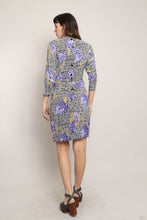 80s Purple Floral Dress