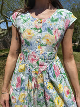 90s Floral Cotton Dress
