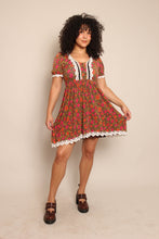 00s Floral Babydoll Dress