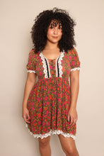 00s Floral Babydoll Dress