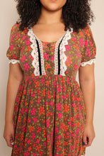 00s Floral Babydoll Dress