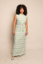 60s Silver Striped Dress