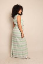 60s Silver Striped Dress