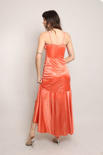 00s Orange Glitter Dress