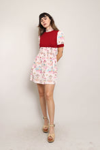 70s Novelty Print Mini Dress