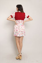 70s Novelty Print Mini Dress