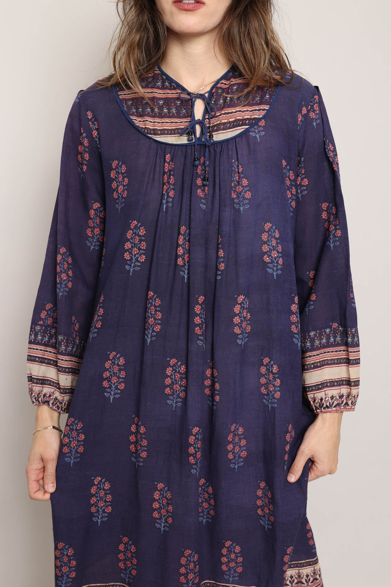 open lace back dress Baltic Born Womens Newark Mini Dress | Purple Multi main image 0