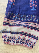 70s Purple Cotton Dress