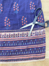 70s Purple Cotton Dress