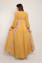 70s Smocked Floral Maxi Dress