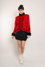 90s Velvet Soutache Jacket