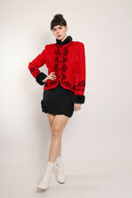 90s Velvet Soutache Jacket