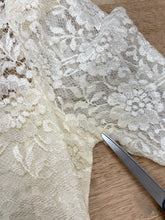 80s Tiered Lace Midi Dress