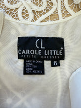 90s Silk Lace & Ribbon Trim Dress