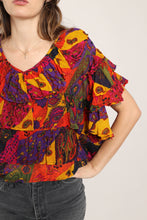 90s Paisley Flutter Shirt