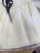 80s Rosette Wedding Mini Dress