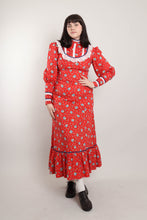 70s Calico Victorian Dress