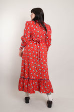 70s Calico Victorian Dress