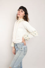 60s Ruffle Trim Shirt