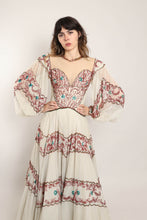 40s Beaded Chiffon Gown